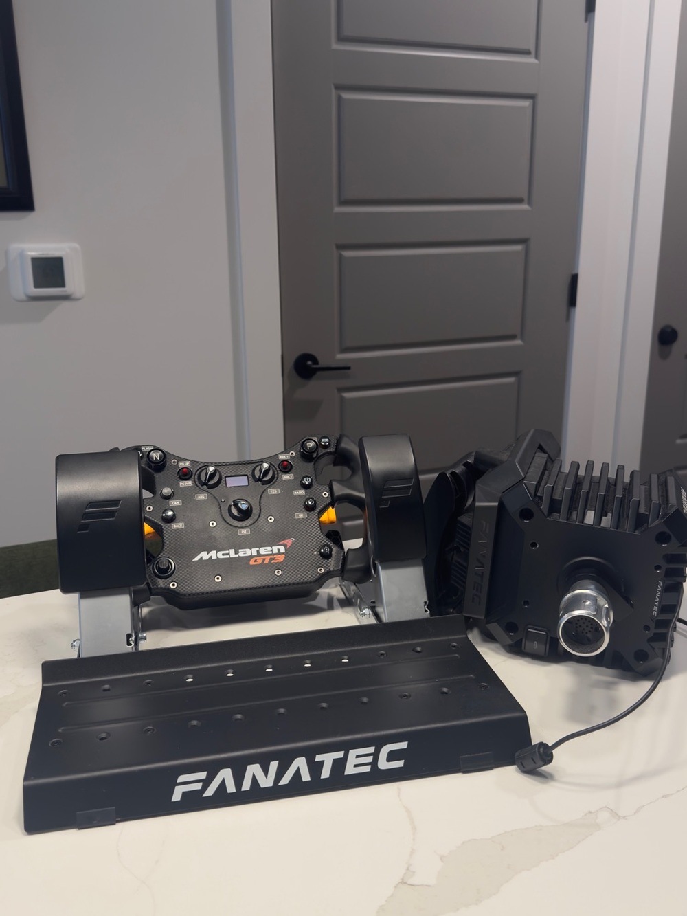 Fanatec McLaren GT3 Racing Wheel Base & Wheel Bundle with Pedeals
